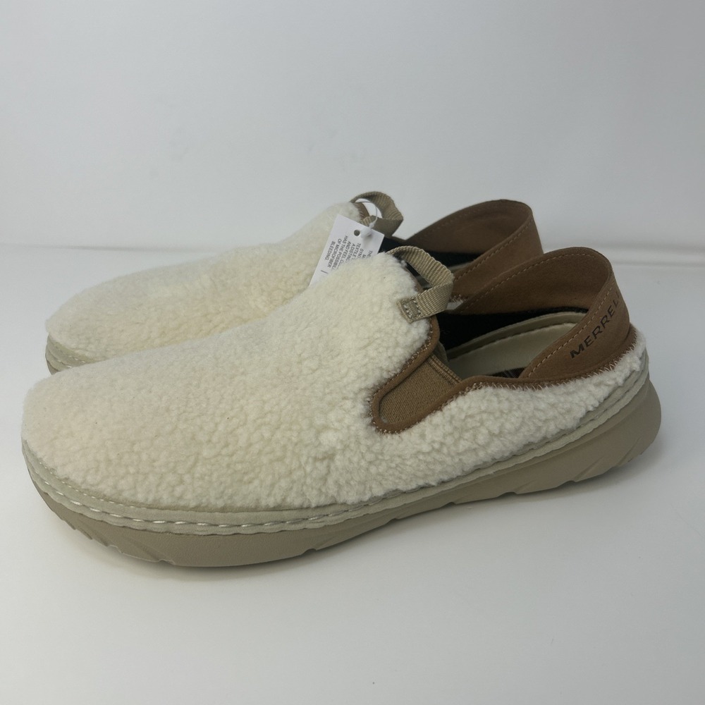 Merrell Women’s Cream Sherpa Slip-On Shoes